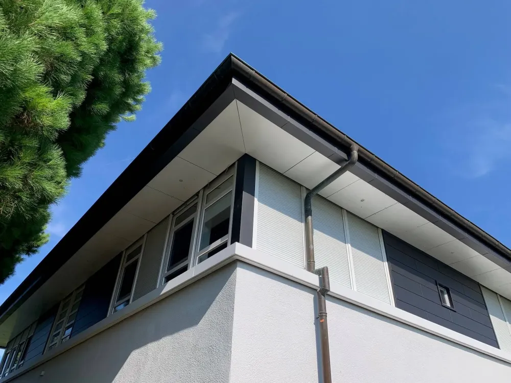 gouttière à Saint-Jean-de-Gonville